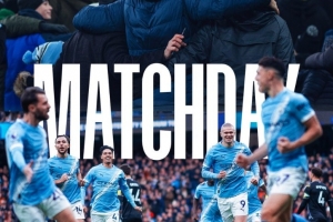 曼城官方晒对阵桑德兰海报，哈兰德、福登、B席等球员出镜